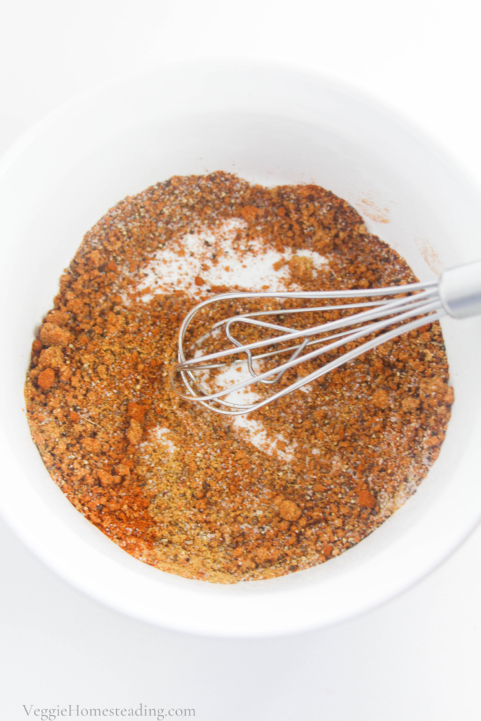 Smokey and sweet seasoning for a bean side dish.