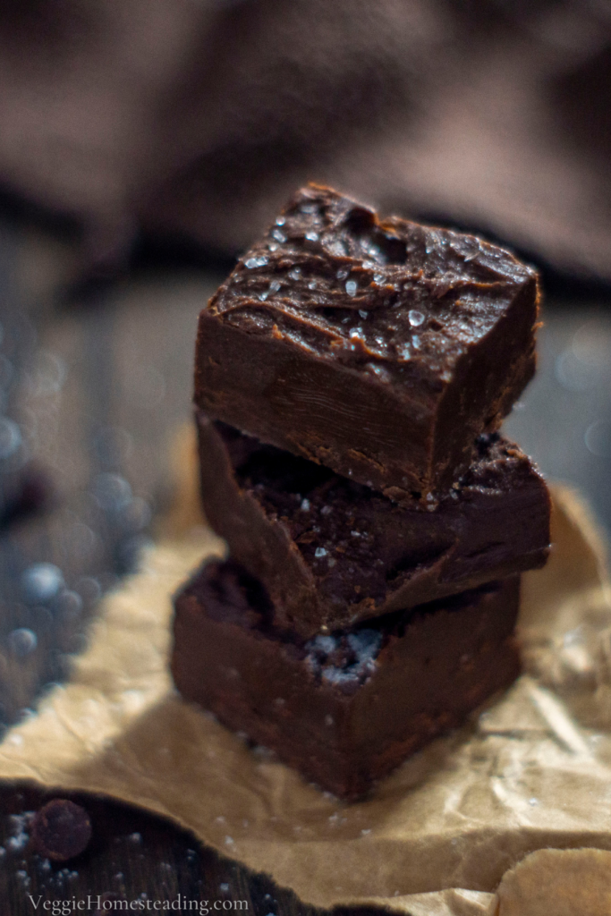 Super simple double chocolate fudge recipe! This is perfect for a treat tray or for a creamy treat at home. 