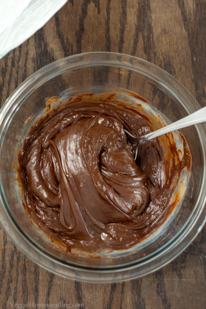 Super simple double chocolate fudge recipe! This is perfect for a treat tray or for a creamy treat at home. 