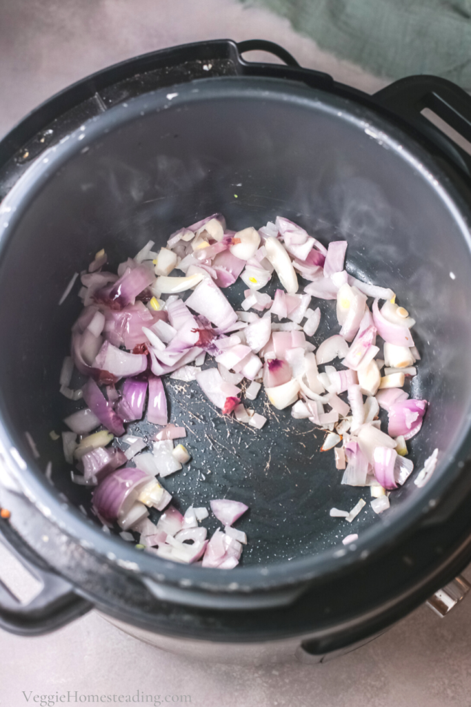 Vegetarian Lentil Stew In Instant Pot